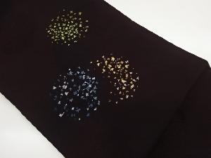 花火模様刺繍名古屋帯